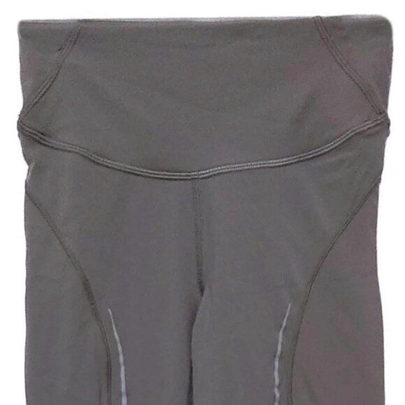 Lululemon Base Pace High-Rise Reflective Crop 23" Gull Grey - Picture 8 of 11